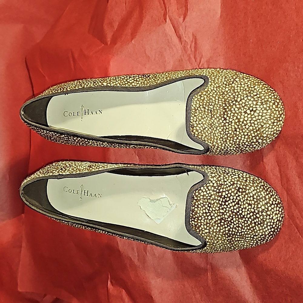 Cole Haan Textured Ballet Flats Size 7.5 B VGUC*